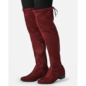 Wide calf + wide width thigh high boots